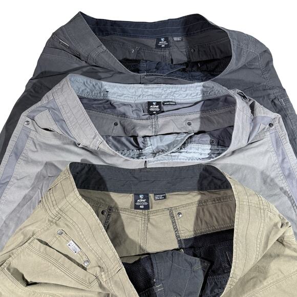 KUHL Men’s Shorts Lot 3 Pair Size 40 Radikl Khaki Gray Dark Gray Outdoor Hiking - Picture 3 of 15